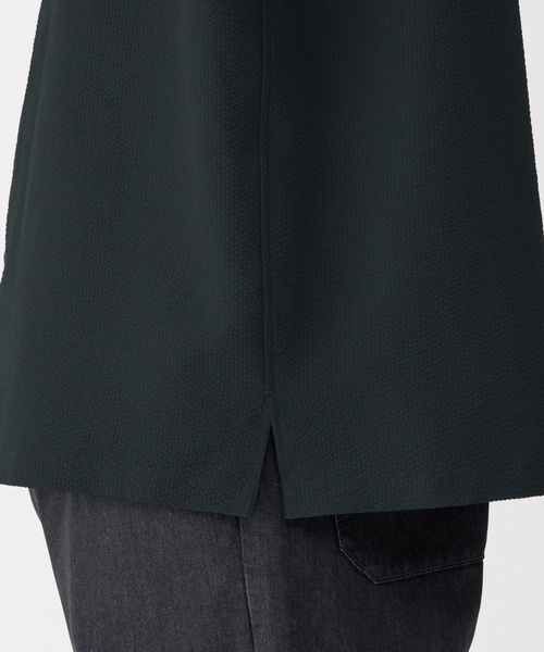 無印良品（ムジルシリョウヒン）の「紳士　風を通すストレッチサッカーオープンカラー半袖シャツ（シャツ/ブラウス・メンズ・ダークネイビー/ライトグレー/ライトブルー/ブラック・S/M/L/XL）」の10枚目の写真