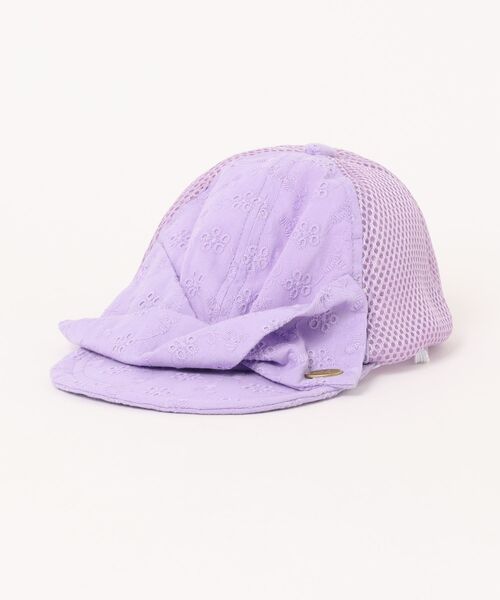HAKKA BABY（ハッカベビー）の「[ベビー]レースリボンキャップ（キャップ・キッズ・パープル/ホワイト/ピンク・S）」の2枚目の写真