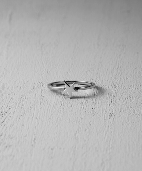 and cloud（アンドクラウド）の「Minimum Star Ring（リング・レディース・イエローゴールド/シルバー・11号/9号/13号/15号）」の3枚目の写真