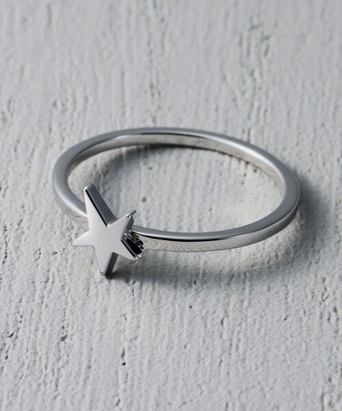and cloud（アンドクラウド）の「Minimum Star Ring（リング・レディース・イエローゴールド/シルバー・11号/9号/13号/15号）」の4枚目の写真