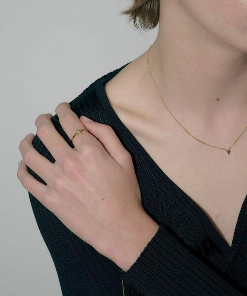 and cloud（アンドクラウド）の「Minimum Star Ring（リング・レディース・イエローゴールド/シルバー・11号/9号/13号/15号）」の9枚目の写真