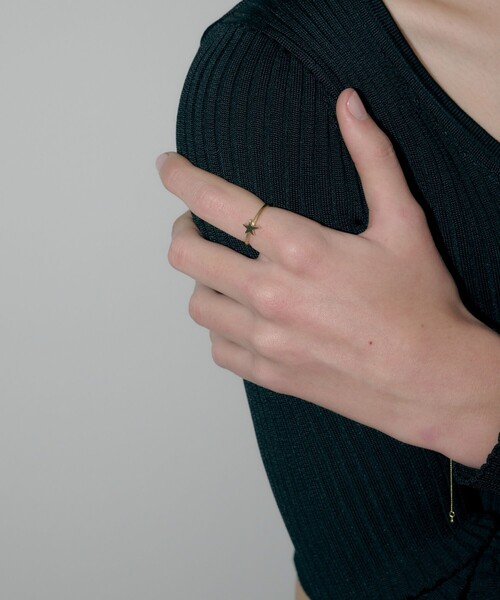 and cloud（アンドクラウド）の「Minimum Star Ring（リング・レディース・イエローゴールド/シルバー・11号/9号/13号/15号）」の10枚目の写真