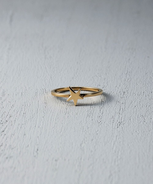 and cloud（アンドクラウド）の「Minimum Star Ring（リング・レディース・イエローゴールド/シルバー・11号/9号/13号/15号）」の2枚目の写真