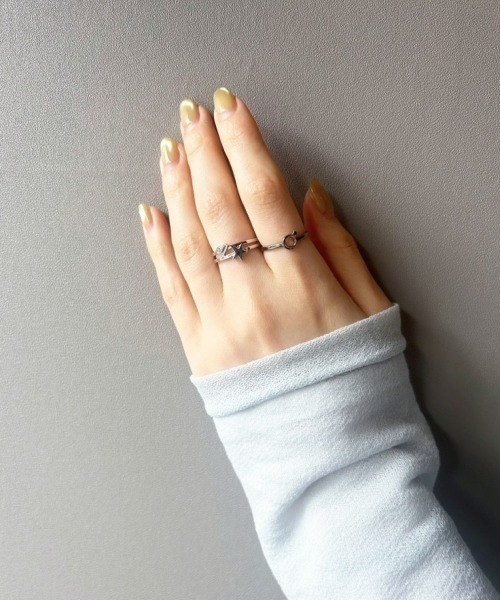 and cloud（アンドクラウド）の「Minimum Star Ring（リング・レディース・イエローゴールド/シルバー・11号/9号/13号/15号）」の12枚目の写真