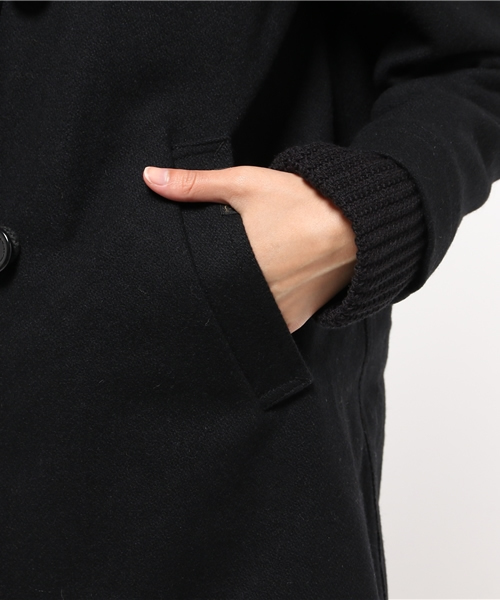 HYSTERIC GLAMOUR（ヒステリックグラマー）の「フーデッドCO（ダッフルコート・レディース・ブラック/ピンク/ネイビー・SMALL/MEDIUM）」の18枚目の写真