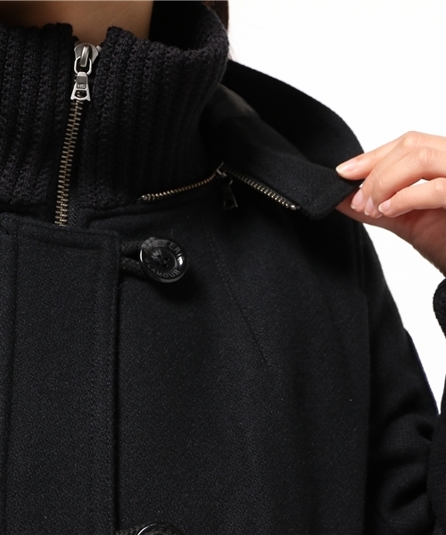 HYSTERIC GLAMOUR（ヒステリックグラマー）の「フーデッドCO（ダッフルコート・レディース・ブラック/ピンク/ネイビー・SMALL/MEDIUM）」の21枚目の写真