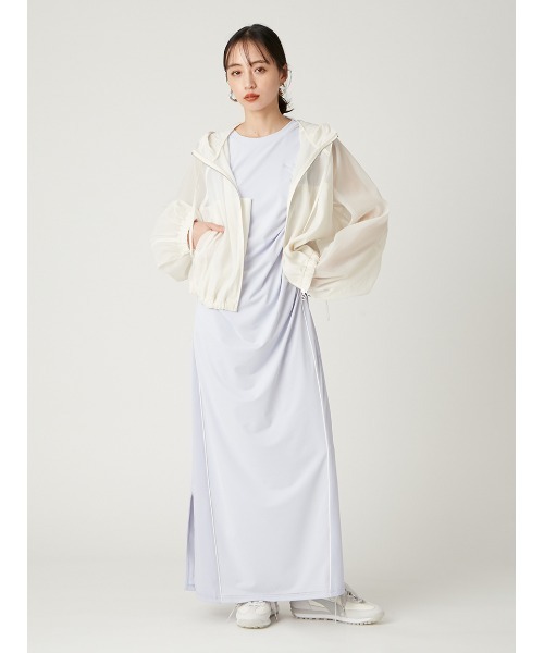 FRAY I.D フレイアイディー PUMA シアーオーガンジーショートブルゾン FRAY I.D（フレイアイディー）の「【PUMA】シアーオーガンジー