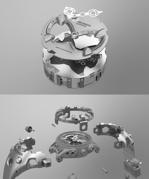 G-SHOCK(ジーショック)の「G-SHOCK/ジーショック 腕時計 ANALOG-DIGITAL 防水 耐衝撃 GA-V01-1AJF(アナログ腕時計・メンズ・ブラック・FREE)」の9枚目の写真