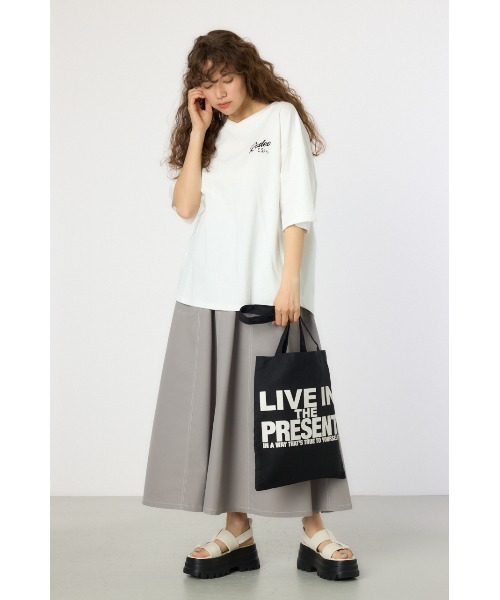 RODEO CROWNS WIDE BOWL（ロデオクラウンズワイドボウル）の「メッセージトートバッグ（トートバッグ・レディース・ライトブルー/ブラック/ブラウン/オレンジ/イエロー/オフホワイト/レッド/ブルー・FREE）」の13枚目の写真