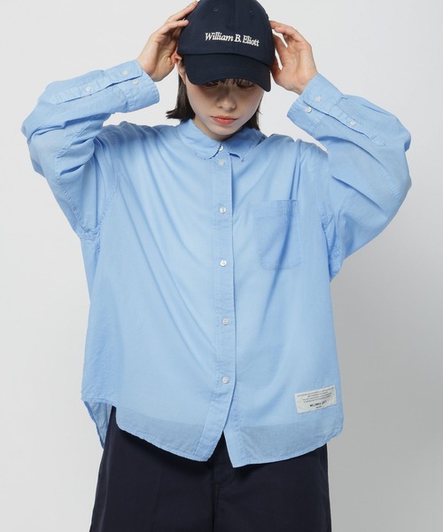 niko and...（ニコアンド）の「【WILLIAM B.ELIOTT】コットンテンセルシャツ（シャツ/ブラウス・レディース・ブルー/ライトブルー・MEDIUM/LARGE）」の5枚目の写真