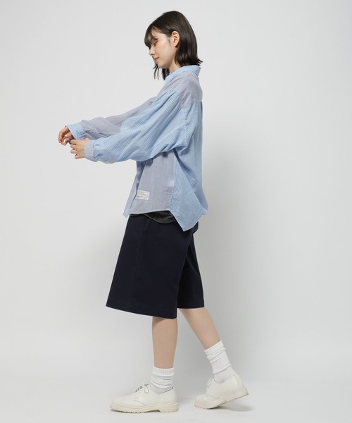 niko and...（ニコアンド）の「【WILLIAM B.ELIOTT】コットンテンセルシャツ（シャツ/ブラウス・レディース・ブルー/ライトブルー・MEDIUM/LARGE）」の7枚目の写真