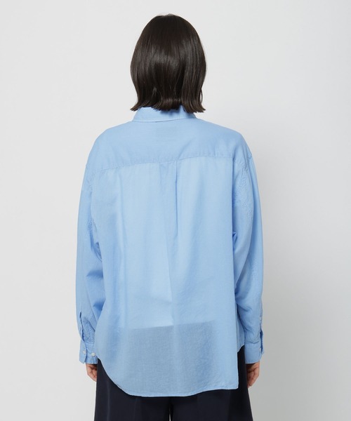 niko and...（ニコアンド）の「【WILLIAM B.ELIOTT】コットンテンセルシャツ（シャツ/ブラウス・レディース・ブルー/ライトブルー・MEDIUM/LARGE）」の13枚目の写真
