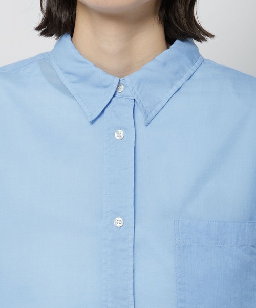 niko and...（ニコアンド）の「【WILLIAM B.ELIOTT】コットンテンセルシャツ（シャツ/ブラウス・レディース・ブルー/ライトブルー・MEDIUM/LARGE）」の14枚目の写真