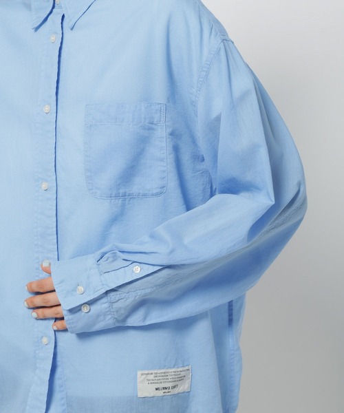 niko and...（ニコアンド）の「【WILLIAM B.ELIOTT】コットンテンセルシャツ（シャツ/ブラウス・レディース・ブルー/ライトブルー・MEDIUM/LARGE）」の16枚目の写真