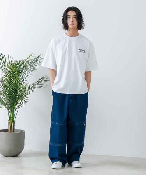 THRASHER（スラッシャー）の「【THRASHER/スラッシャー】ワンポイント 刺繍Tシャツ（Tシャツ/カットソー・メンズ・ホワイト/ブラック/グリーン・MEDIUM/LARGE）」の18枚目の写真