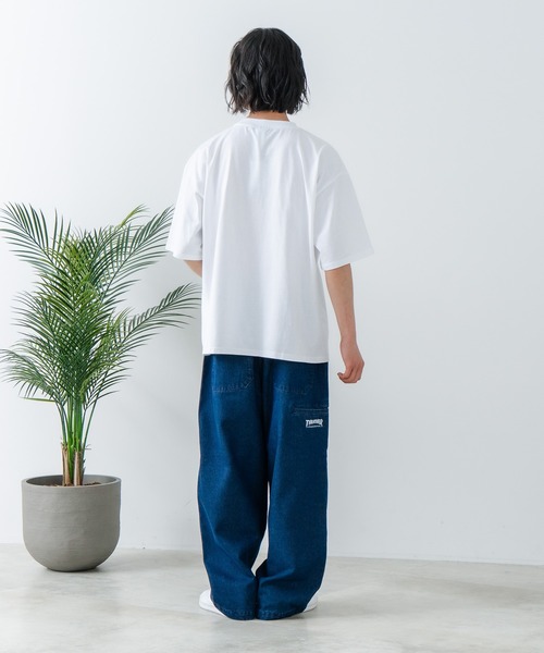 THRASHER（スラッシャー）の「【THRASHER/スラッシャー】ワンポイント 刺繍Tシャツ（Tシャツ/カットソー・メンズ・ホワイト/ブラック/グリーン・MEDIUM/LARGE）」の21枚目の写真