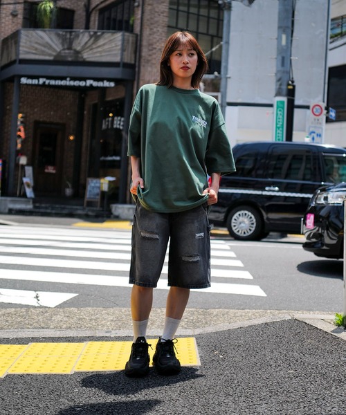 THRASHER（スラッシャー）の「【THRASHER/スラッシャー】ワンポイント 刺繍Tシャツ（Tシャツ/カットソー・メンズ・ホワイト/ブラック/グリーン・MEDIUM/LARGE）」の13枚目の写真
