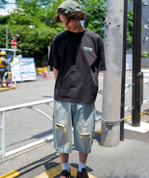 THRASHER（スラッシャー）の「【THRASHER/スラッシャー】ワンポイント 刺繍Tシャツ（Tシャツ/カットソー・メンズ・ホワイト/ブラック/グリーン・MEDIUM/LARGE）」の12枚目の写真
