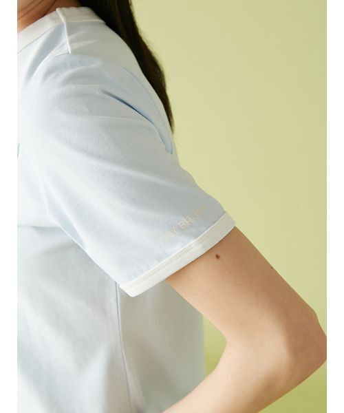 LILY BROWN（リリーブラウン）の「【LILY BROWN×MARY QUANT】ポケットリンガーTシャツ（Tシャツ/カットソー・レディース・ホワイト/ライトブルー/その他・FREE）」の20枚目の写真