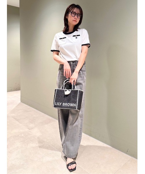 LILY BROWN×MARY QUANT】ポケットリンガーTシャツ（Tシャツ