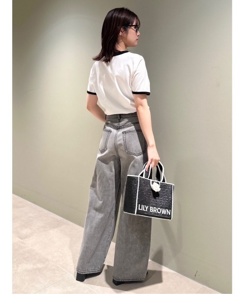LILY BROWN×MARY QUANT ポケットリンガーTシャツ LILY BROWN×MARY QUANT】ポケットリンガーTシャツ(Tシャツ