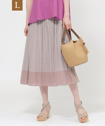 【L】【ウォッシャブル】リバーシブルスカート