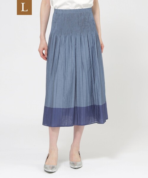 セール】【L】【ウォッシャブル】リバーシブルスカート（スカート