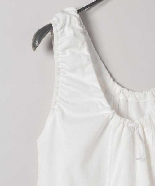 JEANASIS（ジーナシス）の「イソザイボリューム NS ワンピース/452789（ワンピース・レディース・ホワイト/ブラック・FREE）」の8枚目の写真