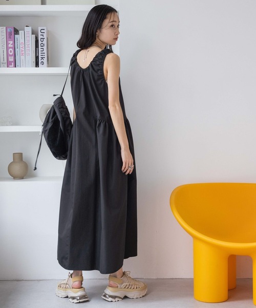 JEANASIS（ジーナシス）の「イソザイボリューム NS ワンピース/452789（ワンピース・レディース・ホワイト/ブラック・FREE）」の18枚目の写真