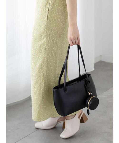 Te chichi TERRASSE（テチチテラス）の「ポーチ付トートバッグ《2025summer catalog item》（ハンドバッグ・レディース・グレー/ベージュ/ブラック・F）」の5枚目の写真