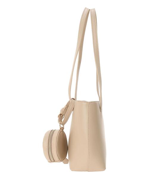 Te chichi TERRASSE（テチチテラス）の「ポーチ付トートバッグ《2025summer catalog item》（ハンドバッグ・レディース・グレー/ベージュ/ブラック・F）」の11枚目の写真