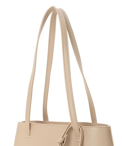 Te chichi TERRASSE（テチチテラス）の「ポーチ付トートバッグ《2025summer catalog item》（ハンドバッグ・レディース・グレー/ベージュ/ブラック・F）」の12枚目の写真