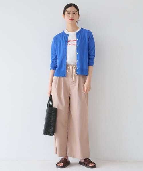 Afternoon Tea（アフタヌーンティー）の「MVS UVニットカーディガン（カーディガン/ボレロ・レディース・ネイビー/レッド/ブルー/グリーン・MEDIUM）」の9枚目の写真