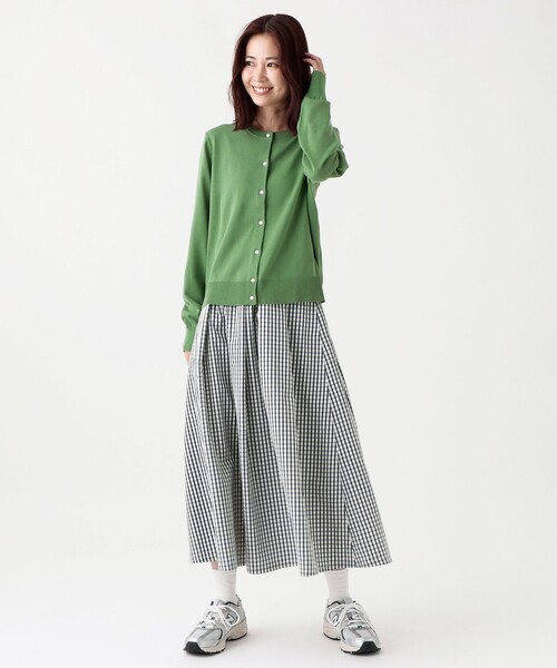 Afternoon Tea（アフタヌーンティー）の「MVS UVニットカーディガン（カーディガン/ボレロ・レディース・ネイビー/レッド/ブルー/グリーン・MEDIUM）」の13枚目の写真