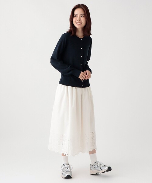 Afternoon Tea（アフタヌーンティー）の「MVS UVニットカーディガン（カーディガン/ボレロ・レディース・ネイビー/レッド/ブルー/グリーン・MEDIUM）」の15枚目の写真