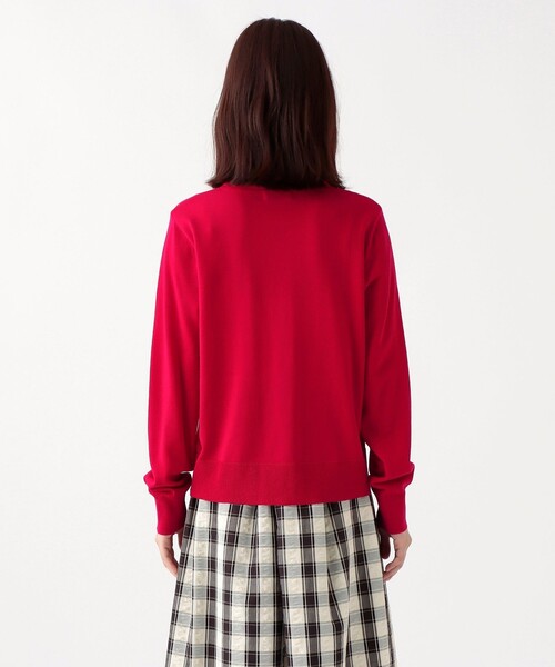 Afternoon Tea（アフタヌーンティー）の「MVS UVニットカーディガン（カーディガン/ボレロ・レディース・ネイビー/レッド/ブルー/グリーン・MEDIUM）」の17枚目の写真