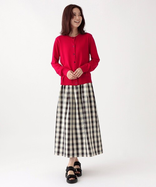 Afternoon Tea（アフタヌーンティー）の「MVS UVニットカーディガン（カーディガン/ボレロ・レディース・ネイビー/レッド/ブルー/グリーン・MEDIUM）」の19枚目の写真