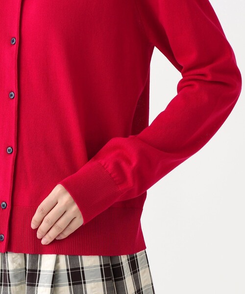 Afternoon Tea（アフタヌーンティー）の「MVS UVニットカーディガン（カーディガン/ボレロ・レディース・ネイビー/レッド/ブルー/グリーン・MEDIUM）」の20枚目の写真