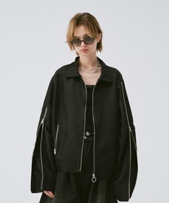 2025年 お歳暮・冬ギフト特集 faux stitching zip セール】double leather ダブル / jacket ジャケット・アウター
