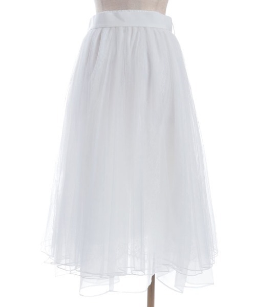 セール】レース×チュールスカート（スカート）｜axes femme POETIQUE