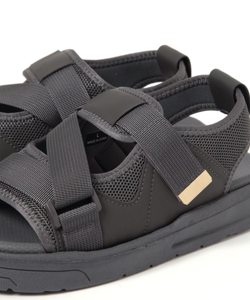 GLOBAL WORK（グローバルワーク）の「エアかるベルトスニーカーサンダル/323165（サンダル・レディース・アイボリー/ブラック/ベージュ/グレー・MEDIUM/SMALL/X-LARGE/LARGE）」の21枚目の写真