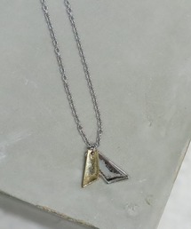 ginger and sprout（ジンジャーアンドスプラウト）の「変形Wプレートネックレス（ネックレス）」