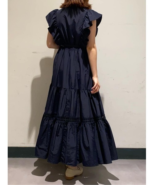 Coast* レース フリル ベルト シャツドレス コットンレースフリルシャツワンピース（ワンピース）｜AND