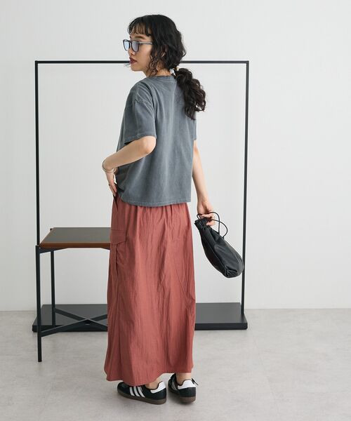 CRAFT STANDARD BOUTIQUE(クラフトスタンダードブティック)の「ヴィンテージ加工ロゴTEE(Tシャツ/カットソー・レディース・ブラック/サックスブルー・FREE)」の20枚目の写真