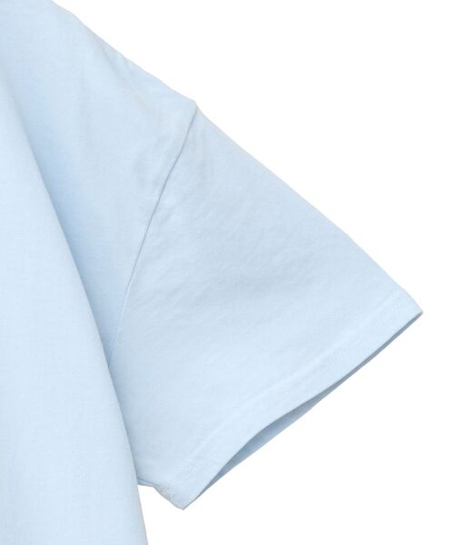 CRAFT STANDARD BOUTIQUE(クラフトスタンダードブティック)の「ヴィンテージ加工ロゴTEE(Tシャツ/カットソー・レディース・ブラック/サックスブルー・FREE)」の19枚目の写真