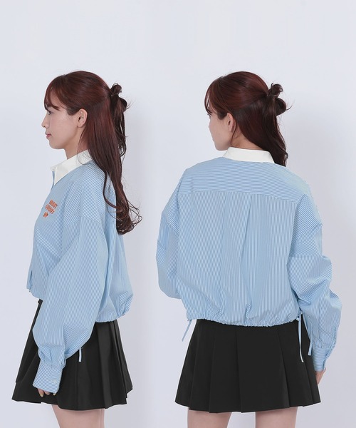 レトロロゴサイドリボン ブラウス（シャツ/ブラウス）｜MARY