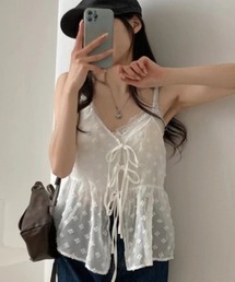 WEGO/シースルー2wayビスチェ