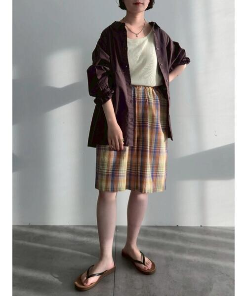 SM2（エスエムツー）の「レースブロッキングシャツ（シャツ/ブラウス・レディース・ブルー/チャコールグレー/ベージュ/ピンク/ブラウン・F）」の13枚目の写真