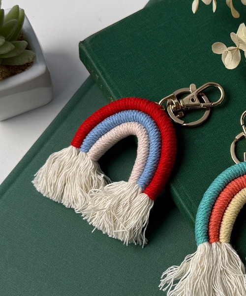 Days/デイズ キーホルダー/バッグチャーム/ストラップ レインボー