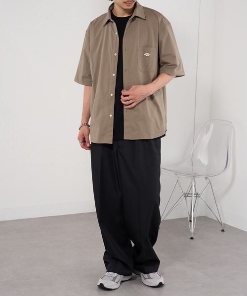 BALL(ボール)の「【BALL】ストレッチ天竺レギュラーカラーシャツ 55722(シャツ/ブラウス・メンズ・ホワイト/ブラック/ネイビー/ベージュ・LL/L/M)」の14枚目の写真